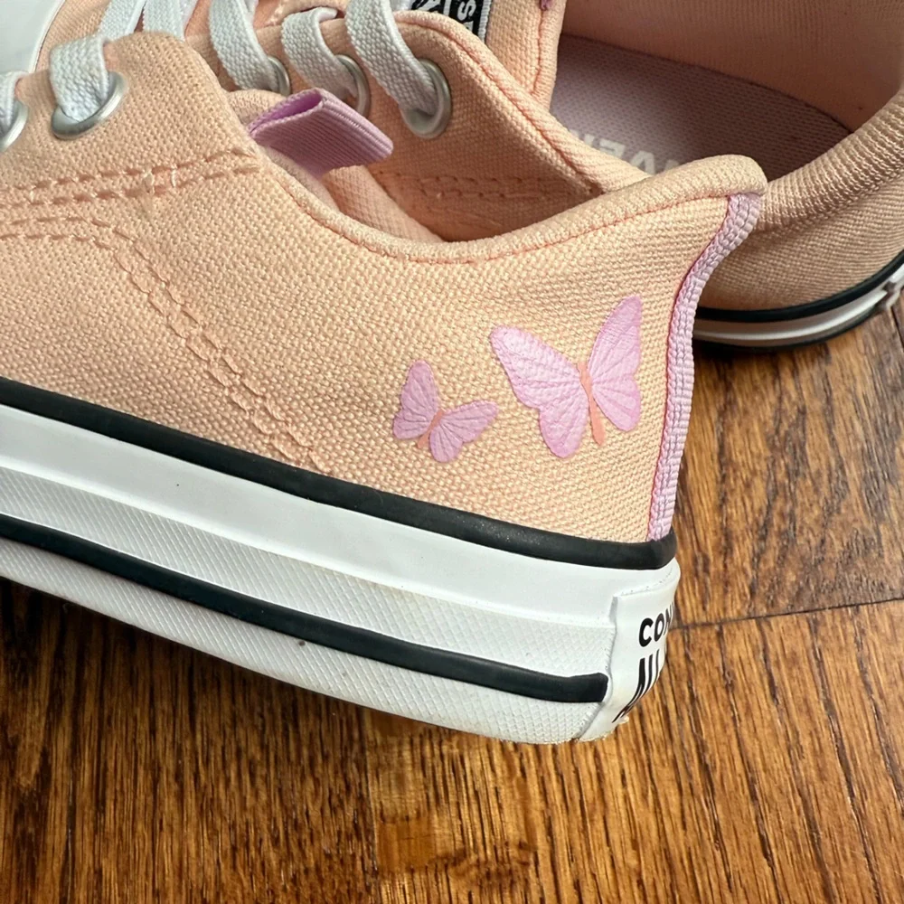 Converse Chuck Taylor All Star Butterflies Slip Ons 12